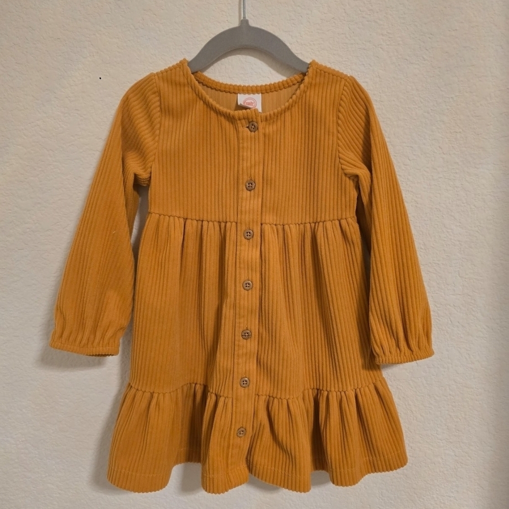 Stylish Mustard Girls Dress Size 2T